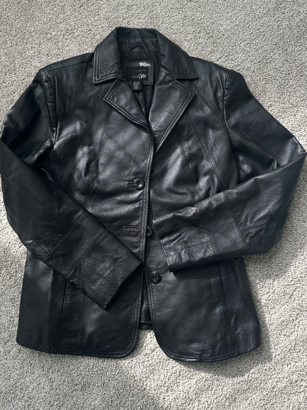 Genuine Black Leather Jacket